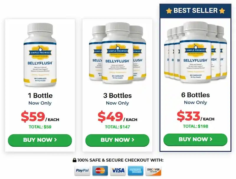BellyFlush Discounted Price Packages